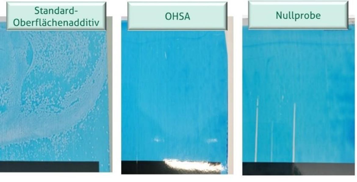 Application of water-based OPV samples