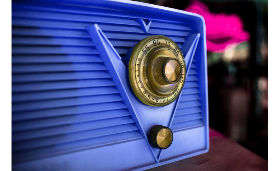蓝色收音机