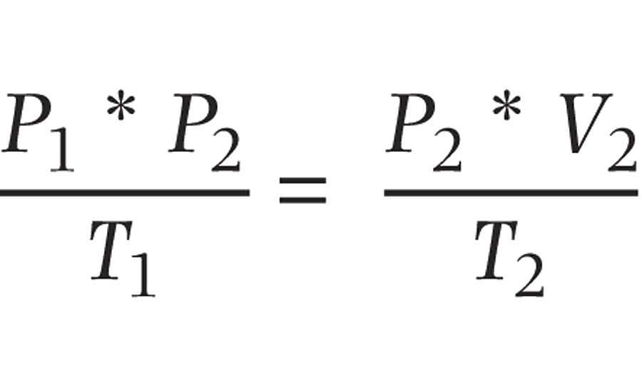 由该方程定义的联合气体定律解释了减压空气引起的制冷