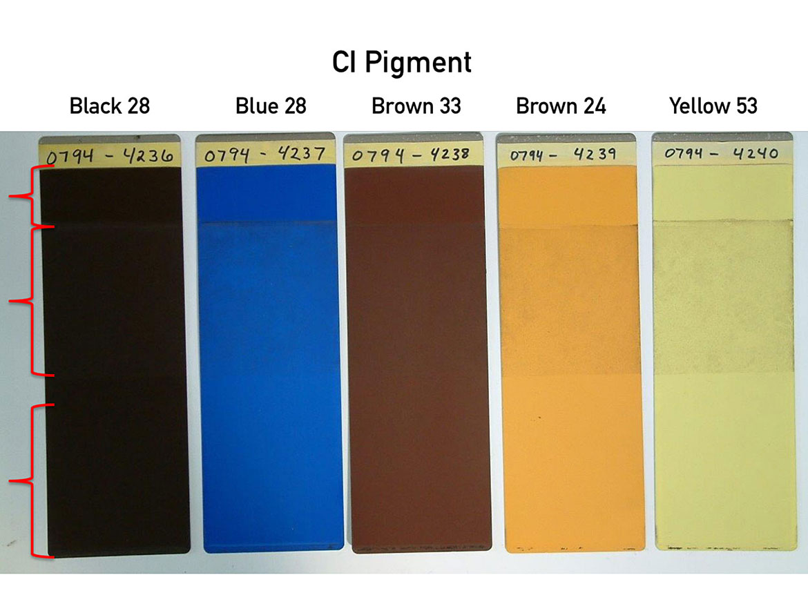 CICP着色的PVDF/丙烯酸在南佛罗里达的照片(31年曝光)。(图片由Arkema提供)