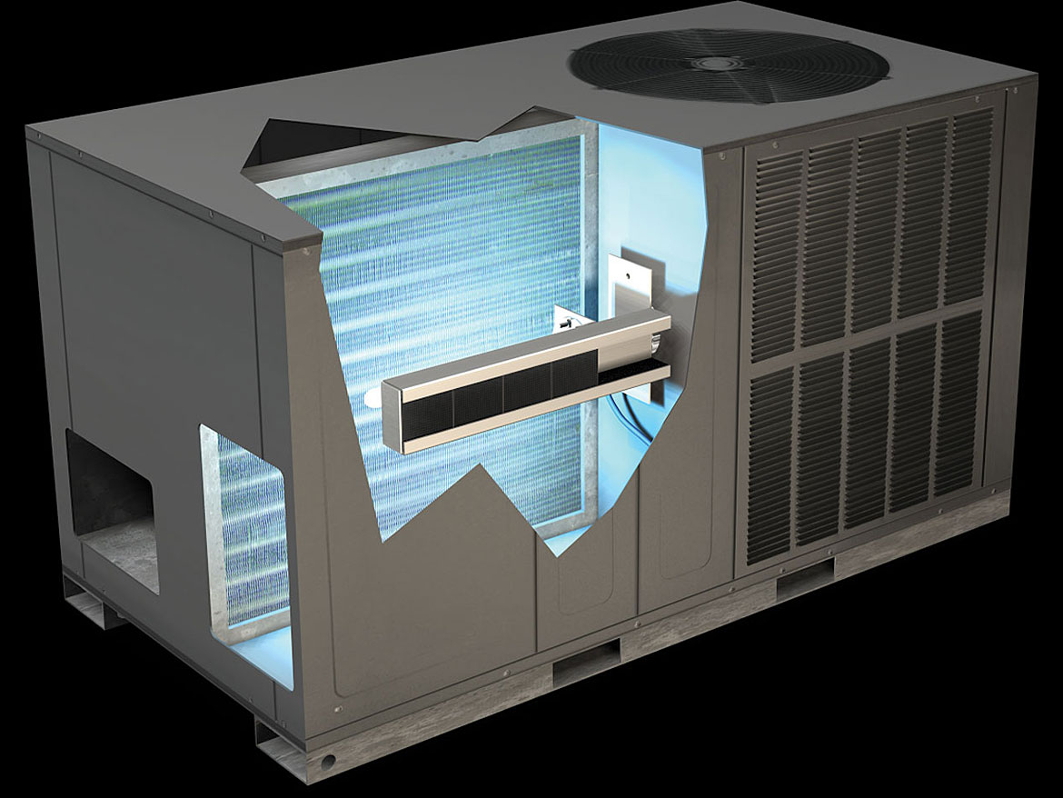 光催化暖通空调系统。