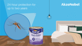 图形解释使用阿克苏诺贝尔公司的福利保护防蚊