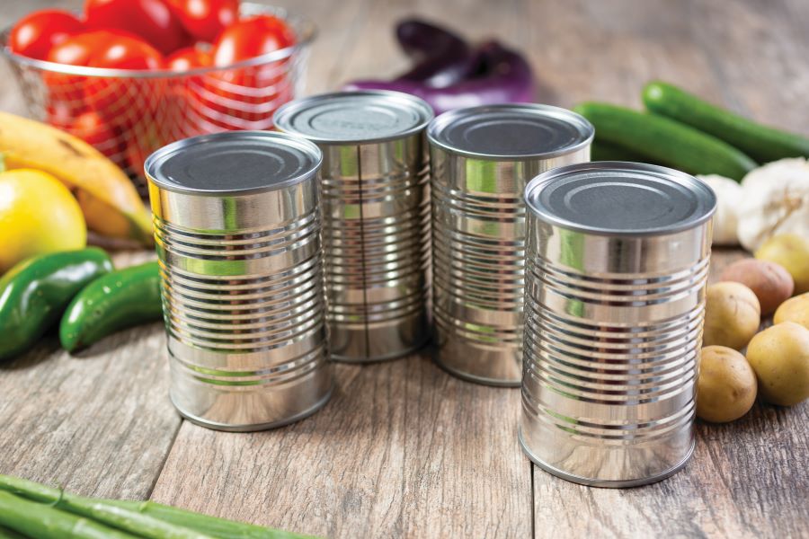 银罐用于食品包装